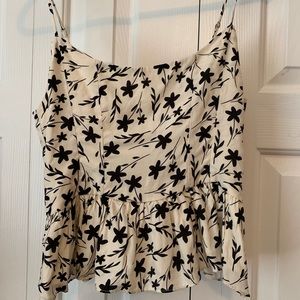 Peplum tank top